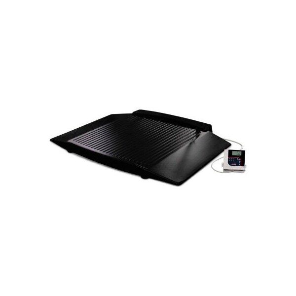 Rice Lake Weighing Systems Rice Lake 350-10-8 Dual-Ramp Wheelchair Platform Scale, 1000 lb x 0.2 lb 141449 - main